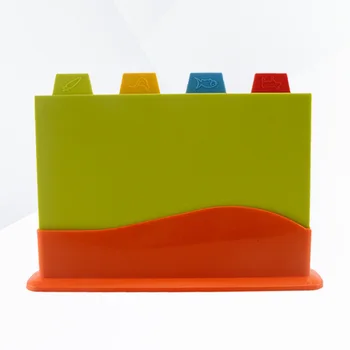 

4 pcs Cutting Boards Set Sorting 4 Colors Chopping Block for Kitchen Camping Home