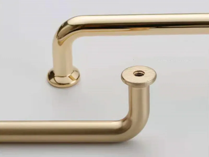 American design Chrome Furniture Handle  Stiainless Steel Zinc Handle Kitchen Cabinets Pulls  Gold cupboard  handle  