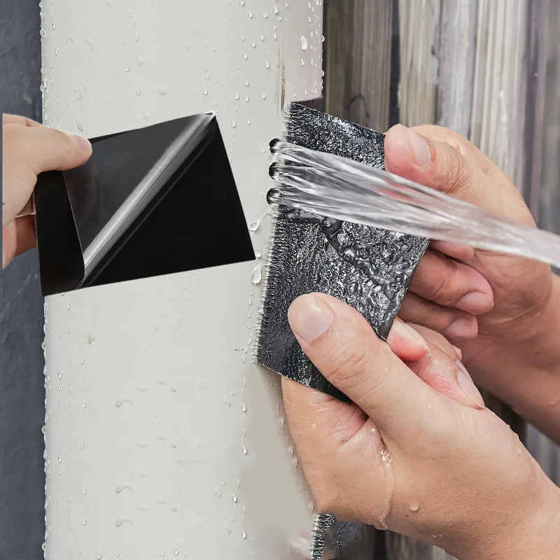 

2pc Flex Leakage Repair Waterproof Tape Super Strong Adhesive Insulating Single Sided Tape for pipe water quick repairing Rescue
