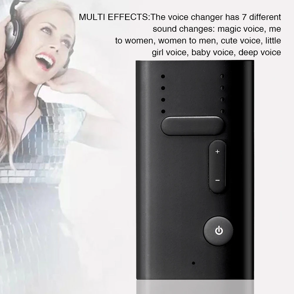Voice Changer смешные звуковые эффекты вызов Handhold устройство адаптер Внешний маскировщик игры караоке Портативный Аудио мобильный телефон