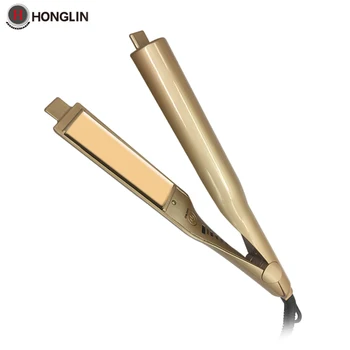 

Straightener flat iron brush portable automatic dual voltage ceramic tourmaline lazy splint artifact