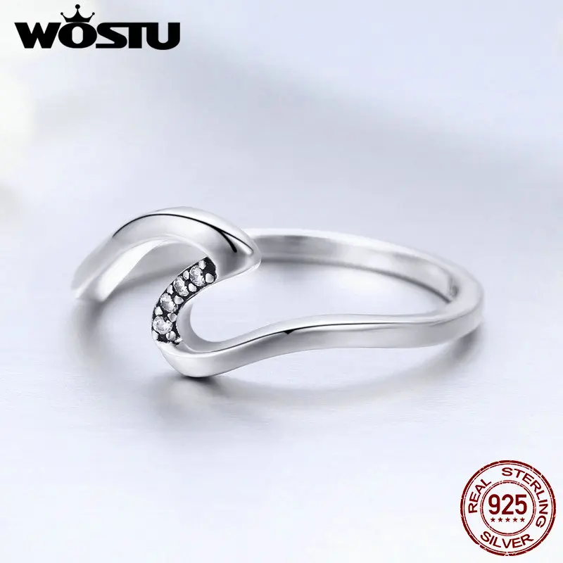WOSTU Multi-Style Women Ring 925 Sterling Silver Delicate Wedding Rings Crown Heart Bee Original Ring Engagement Jewelry wedding rings finger rings womens ring jewelry rings ring jewelry
