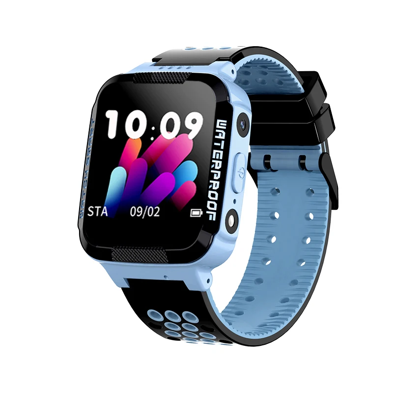 

Y37 Smart Watch Kids Lbs Track Camera Smart Clock Track Baby Safe Watch Sos Call Children Watch Phone Pk Q90 Q50(Blue)