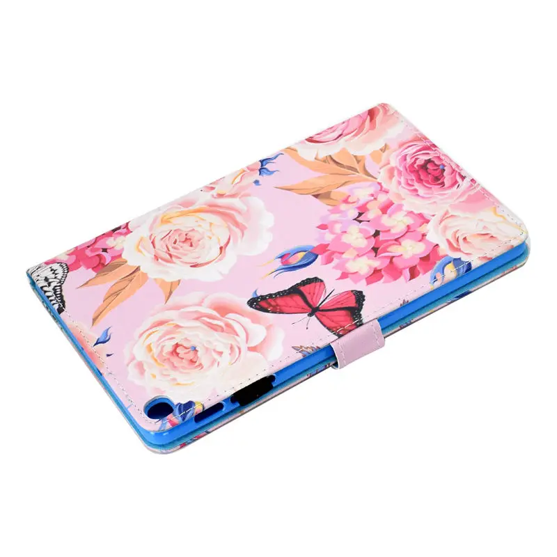 Чехол для Samsung Galaxy Tab S5e 10,5 T720 SM-T720 SM-T725 чехол Funda модный окрашенный PU кожаный чехол-подставка+ подарок
