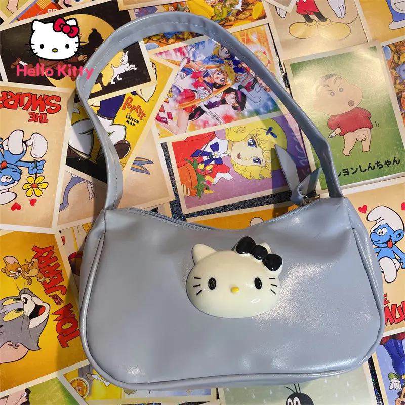 

Hello Kitty fashion cute cartoon can be creative shoulder bag simple casual wild sweet children's handbag