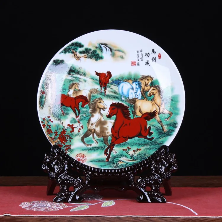 Цзиндэчжэнь керамическая подвесная пластина Madaochenggong керамическая li pin pan памятная табличка Керамические ремесла от производителя