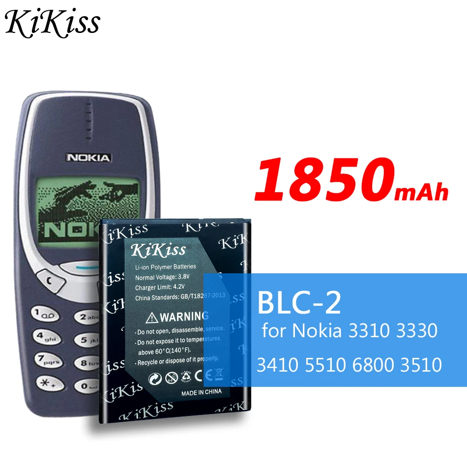 BLC 2 1850mAh Battery Nokia 3310 3330 3410 3510 3315 3350 3510 6650 3550 5510 3530 3686 3685 3589 BLC2 Track NO.|Mobile Phone Batteries| AliExpress