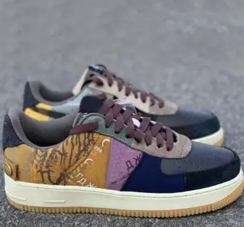 

2020 New Travis Air Forced 1 Low 1s Cactus Jack AF1 Men Women Sports Shoes Sneakers Suede Best Quality Basketball Shoes