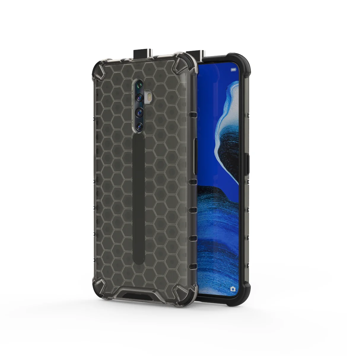 Роскошный противоударный прочный армированный чехол для телефона OPPO Realme 5 Pro Q F11 Pro F9 OPPO RENO 2 2Z ACE Гибридный PC+ TPU Защитный чехол