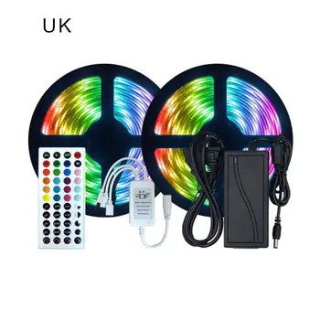 

44 key Car Led Strip Light 3528Rgb Color Marquee With Controller Set Plastic Decoration Control Party Accessories Color box set