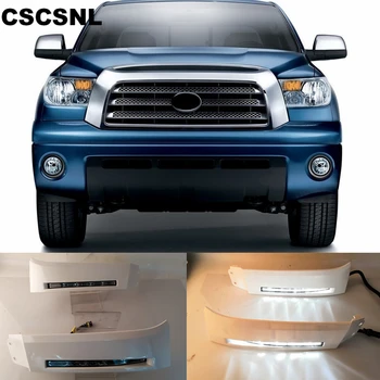 

2pcs Car 12V LED Daytime Running Lights DRL fog lamp For Toyota Tundra 2007 2008 2009 2010 2011 2012 2013 and Sequoia 2008-ON