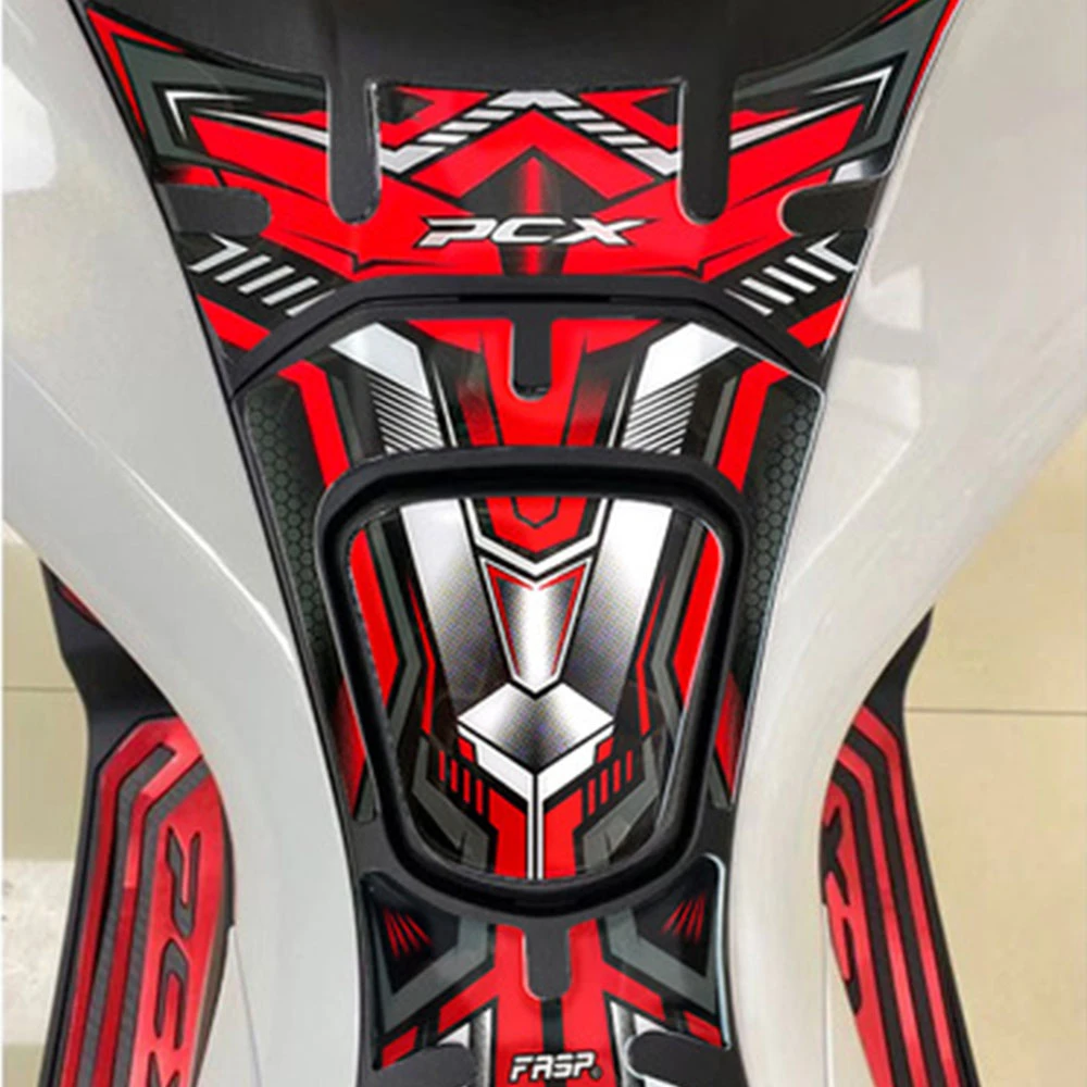 3D Epoxy Bike Motorcycle Stickers Side Strip Emblem Decals 