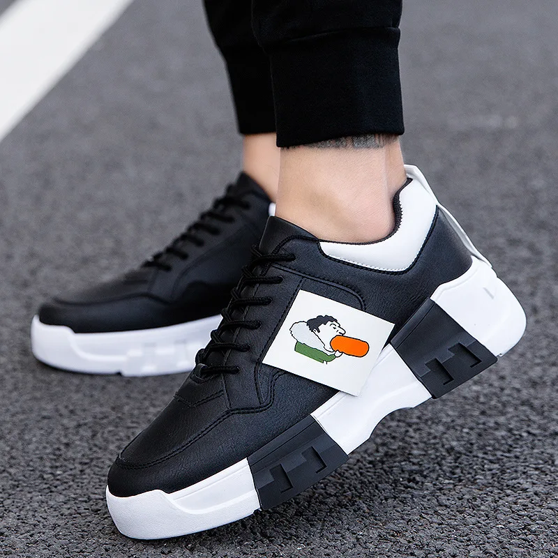 

2019 Spring New Style Low Top Athletic Shoes Men's Versatile Korean-style Extra High Dad Shoe