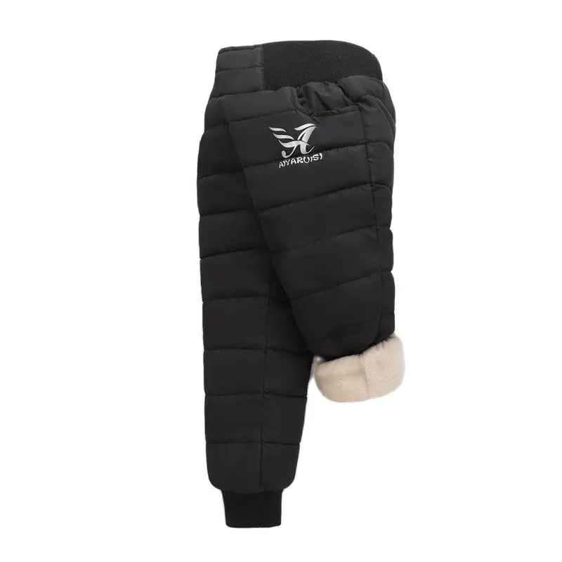 Warm Thicken Boys Girls Down Pants Winter Children High Quality Trousers Teens Boy Girl Down Trousers Kids Ski Padded Pants girls pants,boys pants,kids pants,girls trousers