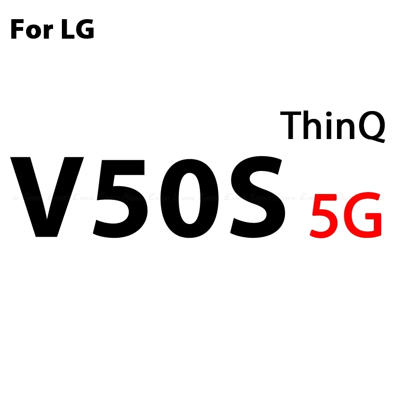 Прозрачная мягкая защитная пленка из углеродного волокна для LG G7 G8X ThinQ G6 V50S V50 5G V40 V30 V30S Plus защита заднего экрана без стекла - Цвет: For LG V50S