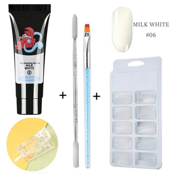 

Newly Quick Building UV Nail Poly Gel Kit Polish Nail Art Extension Acrylic Kits Quick Dry Accessories CLA88