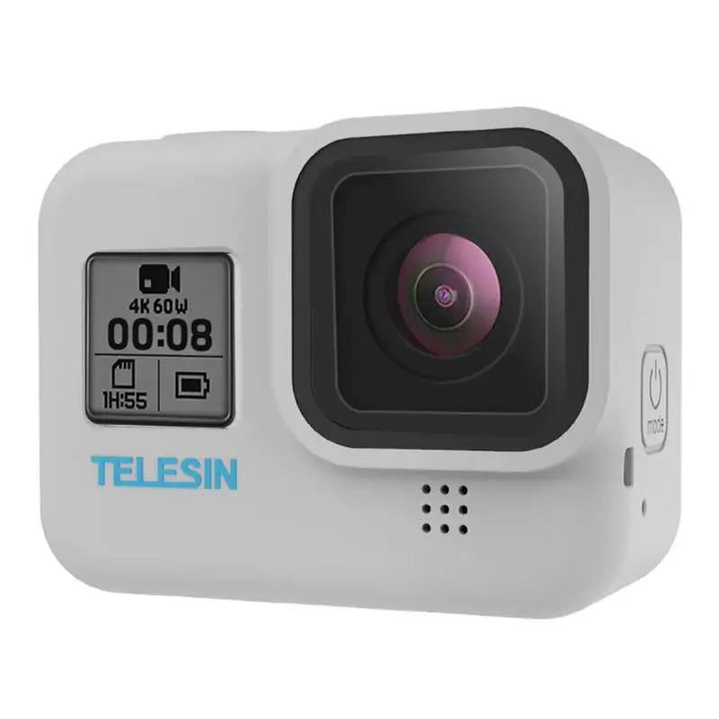 Силиконовая защитная рамка для камеры, чехол для Gopro Hero 8, аксессуары для спортивной камеры