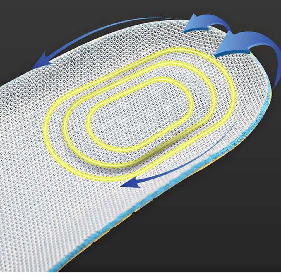 Эластичные дышащие дезодорирующие стельки для бега, стельки для ног, мужские и женские стельки для обуви, ортопедическая прокладка с эффектом памяти