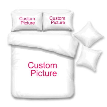 

Customized Dropshipping 3D Bedding Set Bedroom Decor Hypoallergenic Zipper 1PC Duvet Cover with Pillowcases No Comforter