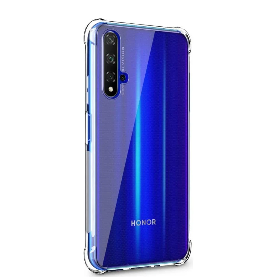 Для huawei nova 5T Honor 20s воздушная Подушка Мягкие ТПУ Силиконовые прозрачные чехлы подушка безопасности противоударный чехол-бампер