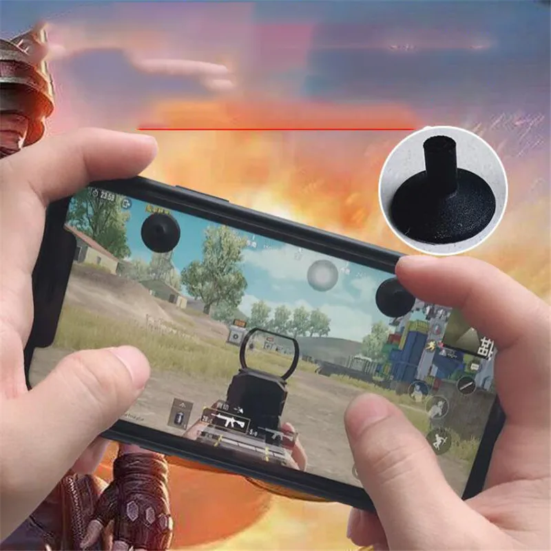 Четыре пальца всасывающая сенсорная кнопка джойстик PUBG контроллер съесть курица