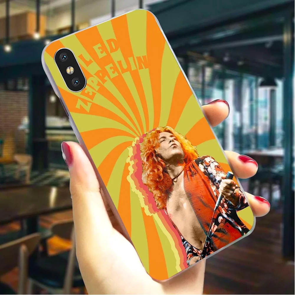 

Ultra Thin LED ZEPPELIN Phone Cover For iPhone 5S Case 5 SE 6 6S/6 6S Plus 7 8/7 8 Plus X XS XR Xs Max Hard Cover