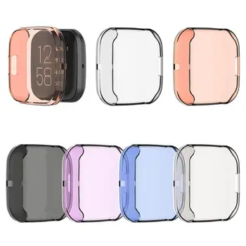

Smart Watch Case Soft TPU Full Screen Shell Protection Cover for Fitbit Versa 2 Compact and Portable Carry Convenient
