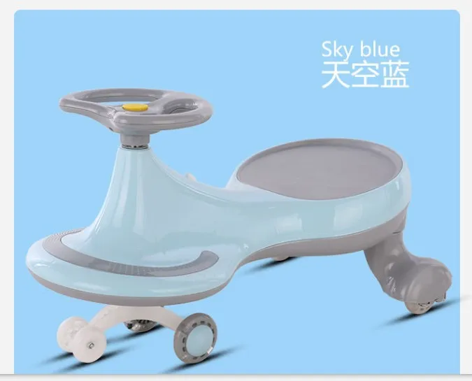 Игрушечная вращающаяся машинка, детская car1-6 y, детские игрушки для катания на лыжах, балансировочный велосипед для детей, скалолазание, ходунки для малышей - Цвет: Зеленый