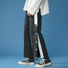 

Pants Men's Montmartre Neutral Lovers' Breasted And Women's Straight Tube Wide Leg Casual Listing Fashion Leisure The New