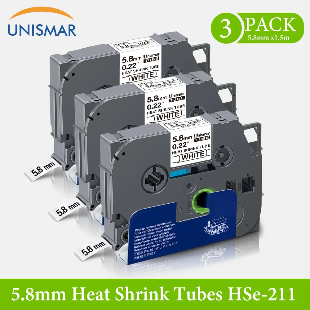 Unismar для HSe-211 Hse-231 терм усадочная трубка запечатанных лент печати ярлыков