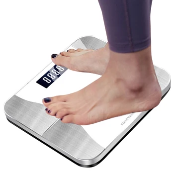 

Body Fat Scale Smart Wireless Digital Bathroom Weight Scale Body Composition Analyzer With Smartphone App Bluetooth Auto On Off