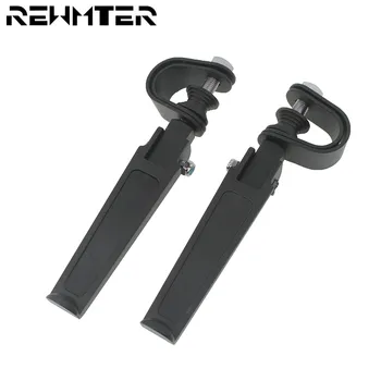 

Motorcycle Highway Engine Crash Bar Guard Foot Pegs Clamp Footrest Mount Foot Rest For Harley For Suzuki For Honda Chrome/Black