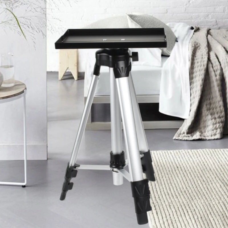 Aluminum Universal Projector Tripod Stand Multi-Function Equipment Mount Adjustable Height Suitable for Home or Stage 2