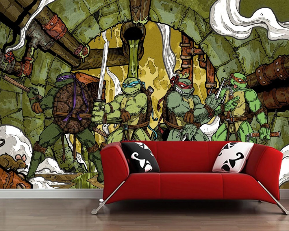 Custom papel de parede infantil 3D Cartoon character mural for bedroom children's room wallpaper | Обустройство дома