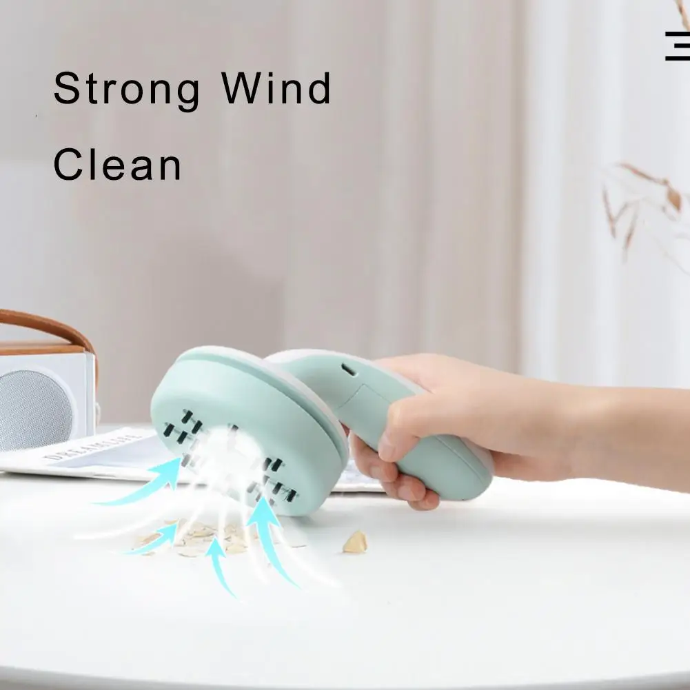 

Portable Mini Wireless Rechargeable Car Home Desk Vacuum Cleaner Dust Collector Pocket Design Computer Cleaning Tool Durable
