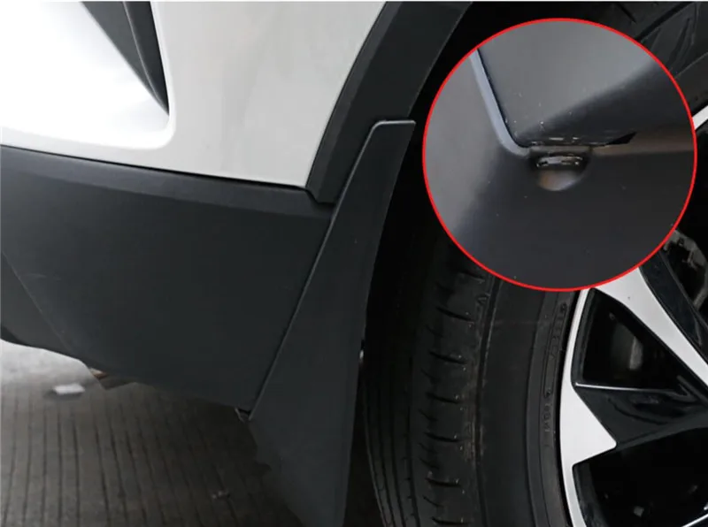 Подходит для Toyota C-HR ЧР спереди и сзади автомобиля Брызговики аксессуары для брызговиков 4 шт./компл. Быстрая