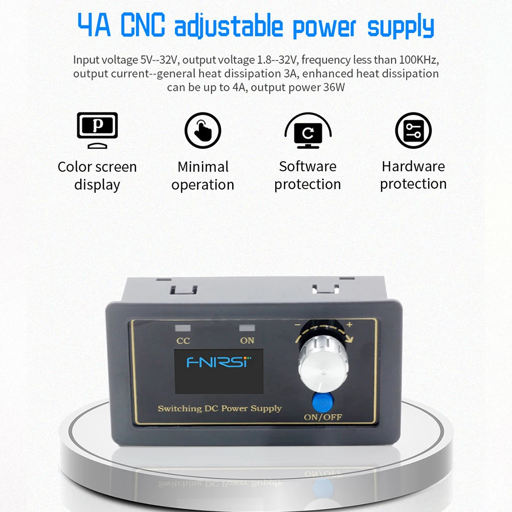 CNC DC Buck Boost конвертер CC CV 4A Регулируемый Модуль питания 36W 3A 19V|Адаптеры AC/DC| |