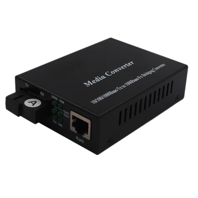 Волоконно-оптический медиа-конвертер Gigabit Ethernet1 x 10/100/1000Base-T1 x1000Base-Fx однорежимный