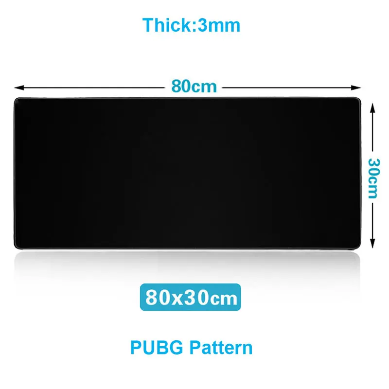 Pad-PUBG-80-30cm Дропшиппинг 700x300x3 мм игровой коврик для мыши большой коврик для мыши натуральный резиновый компьютер мыши игровой мат клавиатура Противоскользящий коврик для CS GO - Цвет: Pad-PUBG-80-30cm