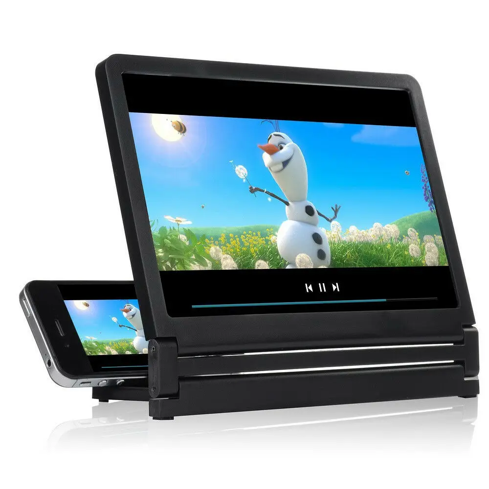 3D Enlarged Screen Mobile Phone Amplifier Magnifier Bracket Cellphone Holder Video Screen Folding Smartphone Stands