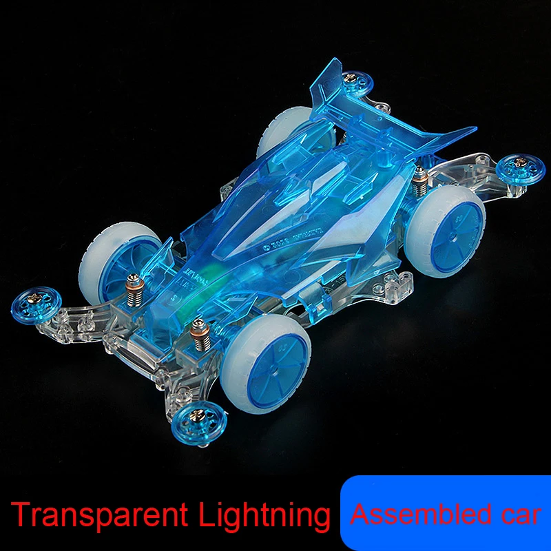 clear Light assemb 1 шт./2 шт. Yangkai мини 4WD автомобиль MA амортизация для шасси 4WD гоночный автомобиль модель игрушки YIKA мини автомобиль Аватар/молния/Метеор/Орел DIY Acc - Цвет: clear Light assemb