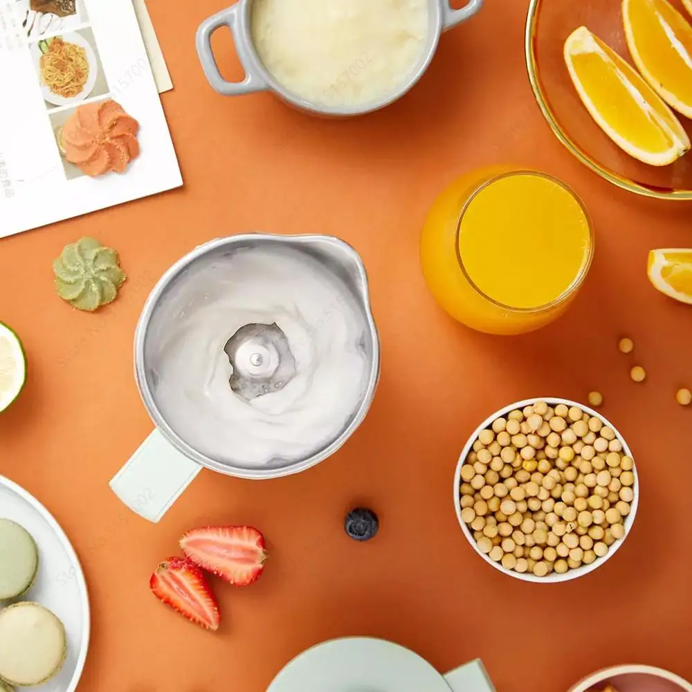 Youpin 220V Soymilk Maker Machine Electric Juicer Blender Automatic Heatable Soya-Bean Milk Rice Paste Maker Free-filter