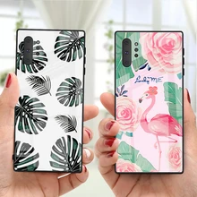 Luxury Tempered Glass Case For Samsung Galaxy Note 10 Pro Case Cover For Samsung S10 Plus E Case On For Samsung Note 9 A10 A50 A70 Cover Coque Funda