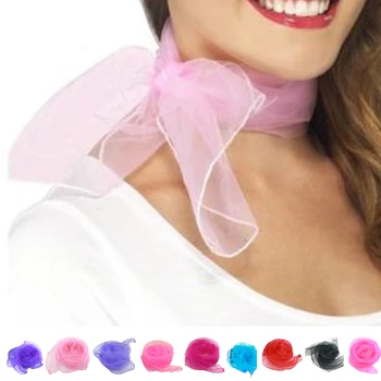 

Hot Spring Summer Autumn Thin Silk Scarves Chiffon Georgette Women Scarf Summer Sun Headscarf Small Square Scarf