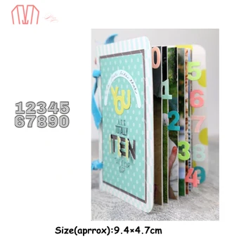 

Mai Christmas Hinged Numbers Metal Cutting Dies Stencils for DIY Scrapbooking photo album Decorative Embossing DIY Paper Cards