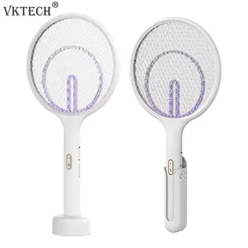 

2 in 1 Electric Mosquito Swatter USB Rechargeable Bug Zapper Racket Insects Killer Home Garden Pest Bug Anti Mosquito Fly Trap