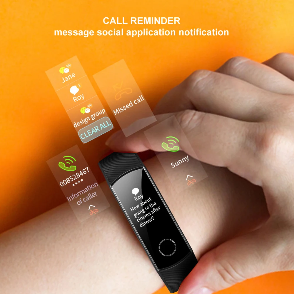 Honor band 5 глобальная версия smartband AMOLED Huawei smartwatch heart rage ftness sleep tracker swiming sport trakcer