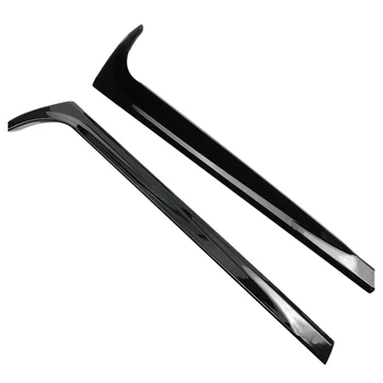 

For-Polo 2019+ Car Side Spoiler Rear Wing Sticker Tirm ABS Gloss Black Car-Styling