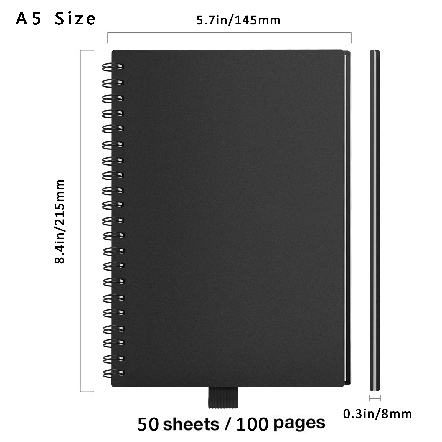 Обновляемый ноутбук A5 стираемый кожаный многоразовый смарт-ноутбук для хранения облаков флэш-памяти