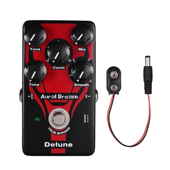 

Aural Dream Detune Guitar Effect Pedal 4 Detune Modes Similar to Chorus Aluminum Alloy Shell with True Bypass for Guitar